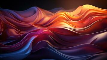 Multicolor abstract neon background. Created with Generative AI photo