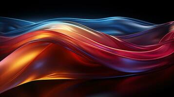 Multicolor abstract neon background. Created with Generative AI photo
