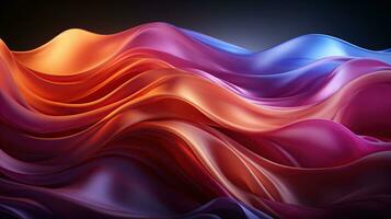 Multicolor abstract neon background. Created with Generative AI photo