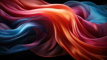 Multicolor abstract neon background. Created with Generative AI photo