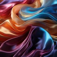 Multicolor abstract neon background. Created with Generative AI photo