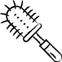 Toilet Brush hand drawn vector illustration