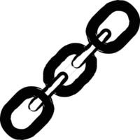 Chain hand drawn vector illustration