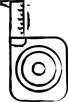 Tape hand drawn vector illustration
