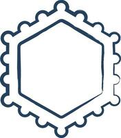 Frame hand drawn vector illustration