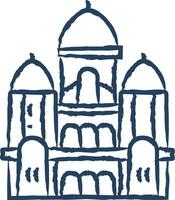 Sacre Coeur hand drawn vector illustration