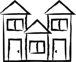 House hand drawn vector illustration