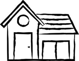 House hand drawn vector illustration