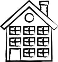 House hand drawn vector illustration