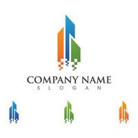 Property and Construction Logo design vector