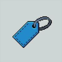 Pixel art illustration Price Tag. Pixelated Price Tag. Price Tag pixelated for the pixel art game and icon for website and video game. old school retro. vector