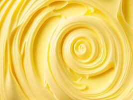 yellow cream or cosmetic texture photo