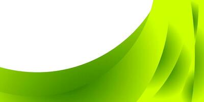 abstract green curve background with space for business vector