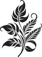Ornate Floral Icon Swirling Floral Icon vector