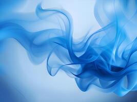 smoke blue background, 3d illustration photo