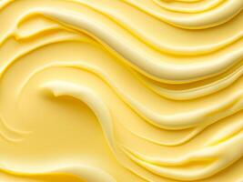 yellow cream or cosmetic texture photo