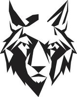 Simplistic Prowl Iconic Lynx Emblem Graceful Majesty in Monochrome Emblem Design vector