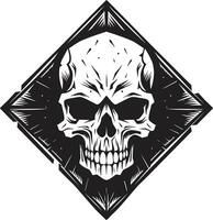 Crypt Keepers Grin A Ghostly Art Serpentine Secrets A Mysterious Skull vector