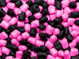 black and pink candy background photo