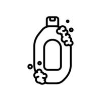 shampoo vector icon in line style