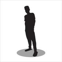 Men silhouette vector