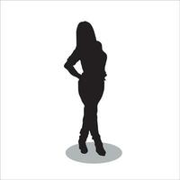 Women silhouette vector