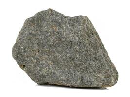 granite rock, isolated on white background photo