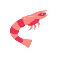 Shrimp icon in vector. Illustration vector