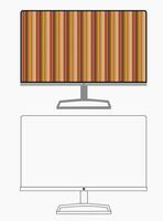 Computer monitor vector file