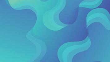 Abstract liquid wave background with blue color background vector