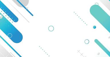 Abstract minimal geometric shape background with gradient vector