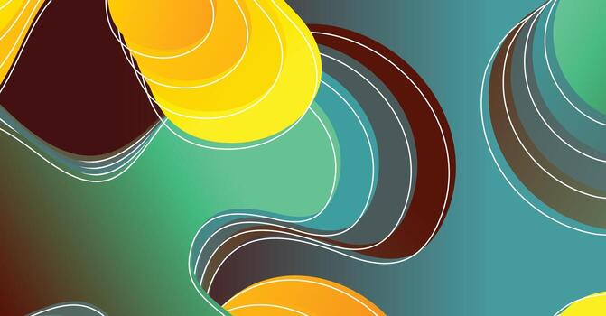 resumen líquido ola antecedentes con vistoso antecedentes vector