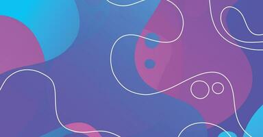 Abstract liquid wave background with colorful background vector