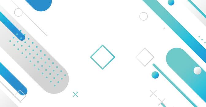 Abstract minimal geometric shape background with gradient vector