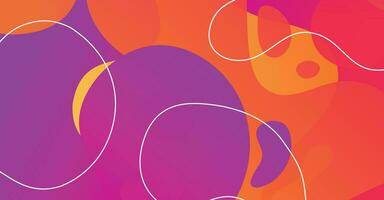 Abstract liquid wave background with colorful background vector