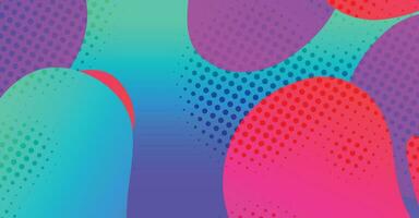 Abstract liquid wave background with colorful background vector