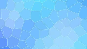 Geometric Blue Ice Mosaic Abstract background. Editable Winter glass texture. vector