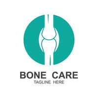 joint care, bone care logo vector icon illustration design. logo for hospital, finance, and brand company