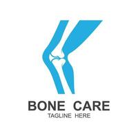 joint care, bone care logo vector icon illustration design. logo for hospital, finance, and brand company