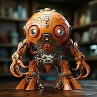 3d pulpo robot foto