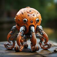 3d pulpo robot foto