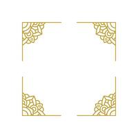 Mandala Wedding Frame Element Vector Designs