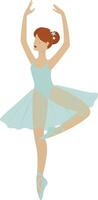 Vector illustration of ballerina in Nutcracker ballet