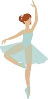 Vector illustration of ballerina in Nutcracker ballet