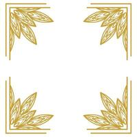 Mandala Flower Stock Element Collection Set vector