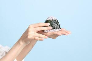 Hand Holding Food photo