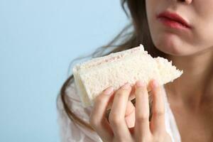 Woman Eating Food photo