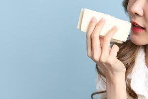 Woman Eating Food photo