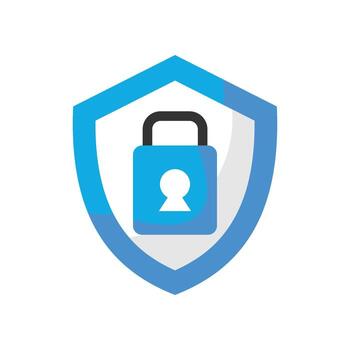 seguridad elemento vector plano diseño