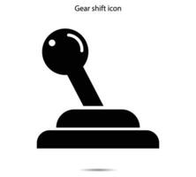 gear shift icon vector